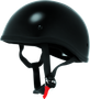Skid Lids Original Helmet Flat Black - Medium