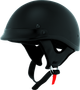 Skid Lids Traditional Helmet Flat Black - Large