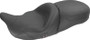 Mustang 08-21 Harley Electra Glide, Rd Glide, Rd King, Str Glide Touring Heated 1PC Seat - Black