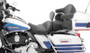 Mustang 08-21 Harley Electra Glide,Rd King,Str Glide Touring Heated 1PC Seat w/Driver Backrest-Black