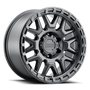 Raceline 953B Krank 17x9in / 8x165.1 BP / -12mm Offset / 125.2mm Bore - Satin Black Wheel
