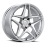 Kansei K15H Astro 18x9.5in / 5x100 BP / 22mm Offset / 73.1mm Bore - Hyper Silver Wheel