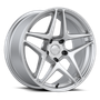 Kansei K15H Astro 19x8.5in / 5x114.3 BP / 35mm Offset / 73.1mm Bore - Hyper Silver Wheel