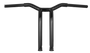 Burly Brand Dominator Raked Bar 14in - Matte Black