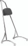 Burly Brand Tall Sissy Bar 20in - Chrome