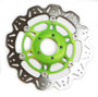 EBC 98-02 Kawasaki ZX6R ZX 600 G/J Front Left/Right Vee Floating Green Rotor