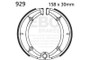 EBC 1976 Ducati 250/350/450 Desmo Rear Brake Shoe