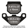 EBC 2006 Piaggio Typhoon 50/SE Front Left FA-SFA-X Brake Pads