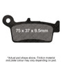 EBC 00-04 KYMCO Street Cobra Racer 50 SF10AG Front Left FA-SFA-X Brake Pads