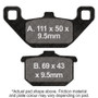 EBC 88-89 Kawasaki EL 250 Eliminator Front Left/Right FA-SFA-X Brake Pads