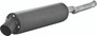 Single Slip-on System W/ Utility Muffler Blk Yam
