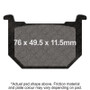 EBC 1985 Suzuki GS 700 Front Left/Right Semi-Sintered Vee Brake Pads
