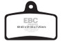 EBC 05-06 Derbi GPR 125/Nude Radial Caliper Front Left FA-SFA-X Brake Pads