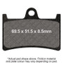 EBC 91-92 Yamaha FZR 400 RR Front Left/Right Sintered HH/R Brake Pads