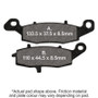EBC 01-04 Suzuki VL 800 Intruder Volusia Front Left/Right Semi-Sintered Vee Brake Pads