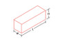 Dee Zee Universal Tanks - Short Rectangle Brite-Tread Aluminum