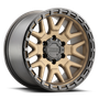 Raceline 953BZ Krank 17x9in / 8x165.1 BP / -12mm Offset / 125.2mm Bore - Bronze Wheel