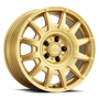 Raceline 401GD Aero 17x8in / 5x114.3 BP / 40mm Offset / 72.62mm Bore - Gloss Gold Wheel