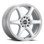 Raceline 146S Matrix 15x7in / 5x100/5x114.3 BP / 40mm Offset / 72.62mm Bore - Gloss Silver Wheel