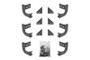 Dee Zee 13-23 Dodge/Ram Ram Running Board Hex Bracket Kit