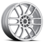 Raceline 141S Mystique 18x7.5in / 5x108/5x114.3 BP / 42mm Offset / 72.62mm Bore - Gloss Silver Wheel