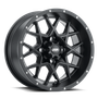 ITP Hurricane 16X7 / 4x136 BP / 5+2 Offset Matte Black Wheel