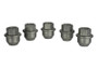 Ford Racing 05-14 Mustang 1/2in -20 Thread Cone Seat Open Lug Nut Kit (5 Lug Nuts)