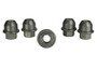 Ford Racing 05-14 Mustang 1/2in -20 Thread Cone Seat Open Lug Nut Kit (5 Lug Nuts)