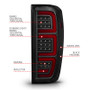 ANZO 19-23 GMC Sierra 1500/2500HD/3500HD Smoke Black Replacement Full LED Bar Tail Light
