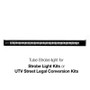 XK Glow Tube Plug n Play Strobe Light Series - Amber 1pc 12in
