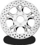 Performance Machine Disc/Carr 11.8in Gatlin Front Left - Chrome