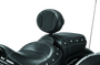 Kuryakyn Plug-N-Go Driver Backrest 14-Up Indian Black Pad, Chrome