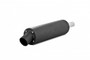 Single Slip-on System W/ Utility Muffler Blk Hon