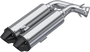 Dual Slip-on System W/ 4" Performance Muffler Blk Tip