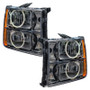 Oracle Lighting 07-13 GMC Sierra Pre-Assembled LED Halo Headlights -UV/Purple