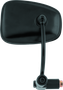 BikeMaster Semi-Retractable Barend Mirrors 7/8in & 1in Bars - Each - Black