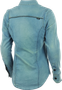 Speed and Strength Speed Society Armored Moto Shirt Denim Blue Womens - XS