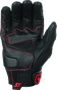 Speed and Strength Twist of Fate Leather Gloves Black/Red - Small