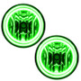 Oracle Lighting 07-13 Toyota Tundra Pre-Assembled LED Halo Fog Lights -Green