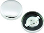 Bikers Choice 36-E73 Chrome Early Non-Vented Gas Cap Fatbob Tank Left Side Replaces H-D 61103-65