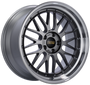 BBS LM 18x8 5x112 ET45 Diamond Black Center / Diamond Cut Lip Wheel -82mm PFS/Clip Required