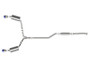 aFe 09-14 Acura TSX L4 2.4L Takeda 2-1/2in to 2-1/4in 304 SS Cat-Back Exhaust System w/BlueFlame Tip