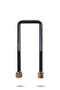 Pedders 19-23 Ford Ranger Square U-Bolt 72x14x215mm (Req for PN PED-6298 & PED-266096) - Single