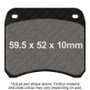 EBC 1974 Ducati 750 Sport (4 Bolt Fixing) Front Left FA-SFA-X Brake Pads