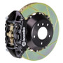 Brembo 12-16 991.1 C2S (PCCB Equipped) Rr GT BBK 4Pis Cast 380x28 2pc Rotor Slotted Type1-Black