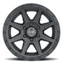 ICON Rebound 17x8.5 6x5.5 25mm Offset 5.75in BS 95.1mm Bore Double Black Wheel