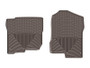 WeatherTech 2017+ Nissan Titan Front Rubber Mats - Cocoa