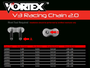 Vortex Racing V3 2.0 Master Link Rivet 520SX3-RCL- Gold