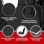 Covercraft 22-24 Chevrolet Silverado Endura PrecisionFit Front Row Seat Covers - Charcoal/Silver