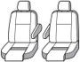 Covercraft 18-24 Mercedes Sprinter Endura PrecisionFit Custom Front Row Seat Covers - Tan/Black